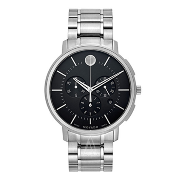 三眼设计！MOVADO 摩凡陀 0606886 男士时装腕表 $449（转运到手约￥3025）