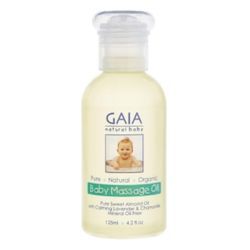 GAIA 天然婴儿按摩油 125ml AU$4.85可凑单包直邮（需用码，约￥25）
