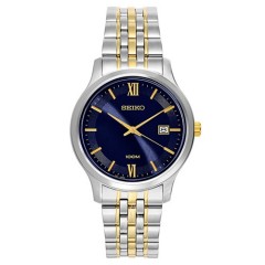【年终特卖】Seiko 精工表 Special Value 系列 SUR229 男士手表 不锈钢镀金
