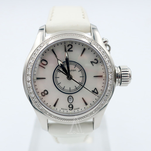 Hamilton 汉米尔顿 SeaQueen H77211615 女士时装腕表 $489，免费直邮，带30颗白钻