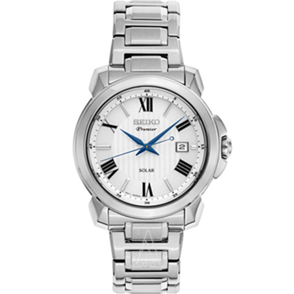 儒雅文艺！SEIKO 精工SNE453 男士太阳能时装腕表 $170（转运到手约￥1210）