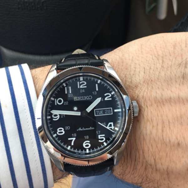 再降！Seiko 精工 SRP715 男士自动机械腕表 $135（转运到手约￥900）