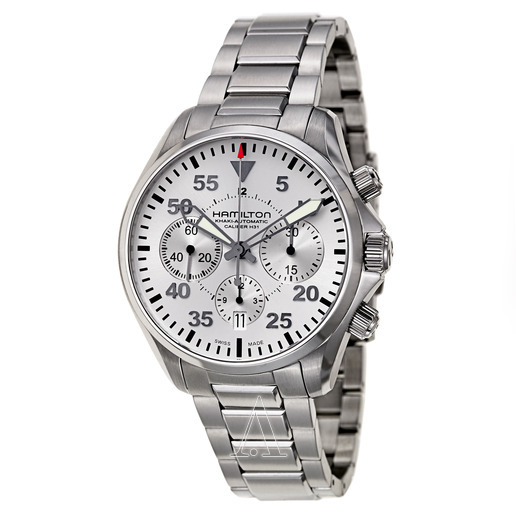 Hamilton 汉密尔顿 卡其航空系列 三眼计时自动机械男表H64666155 新低$689 约￥4560