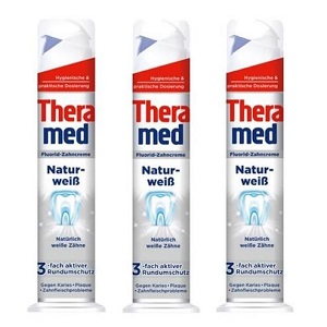 Theramed 泰瑞美 自然美白牙膏 100ml*3支 €5.99，凑单直邮