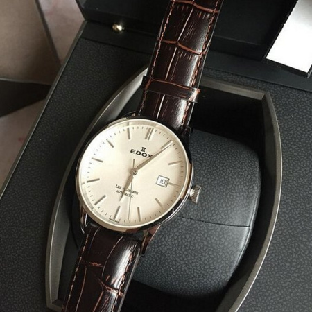 依度（Edox） Les Vauberts系列 70172-3A-AIN 男士时装腕表 真皮表带 ￥1064