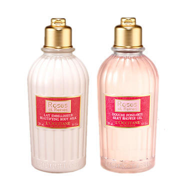 折合251.92元 Loccitane欧舒丹玫瑰身体护理礼盒玫瑰沐浴露250ml+玫瑰身体乳250mlbodyguardapotheke