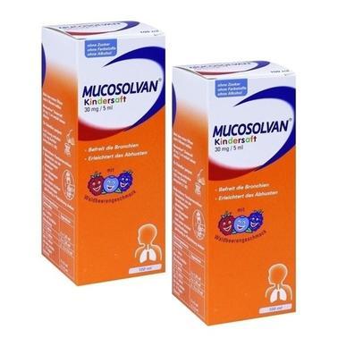 折合63.84元 Mucosolvan Kindersaft 沐舒坦 100ml*2瓶装