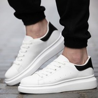 低至3折无税 小白鞋$281起 Alexander McQueen 麦昆男士小白鞋年终大促