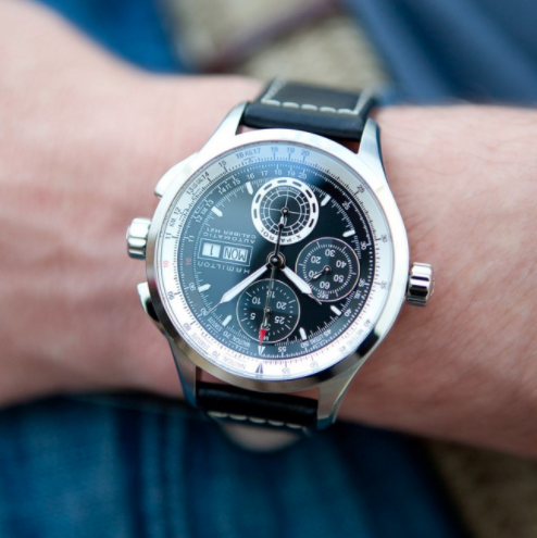 汉米尔顿（Hamilton） Khaki Aviation X-Patrol卡其运动 自动计时腕表 ￥4500