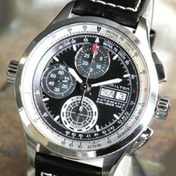 三眼计时！HAMILTON 汉米尔顿 H76556731 男款机械表 $669（转运到手约￥4500）