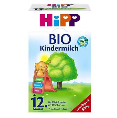 HiPP 喜宝 有机幼儿配方奶粉1+段 800g €16.95，约135元