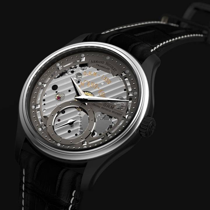 限量499块！Armand Nicolet 艾美达 L14 系列 男士机械手表 特价$1195（约8113元）