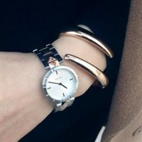 $78 (原价$379) Calvin Klein Edge 系列镀玫瑰金时装女表