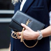 低至3折 经典手拿包$800出头收 Saint Laurent 美包热卖 经典手拿包买不停 粉色链条包补货