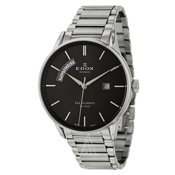 简洁大气！EDOX 依度83011-3N-NIN 男款机械表 $359.00（转运到手约￥2455）