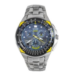 CITIZEN 西铁城 SKYHAWK 蓝天使 JR3090-58M 男士钛合金光动能腕表