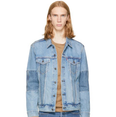 Levi's Blue Denim Altered Trucker Jacket 男款牛仔外套