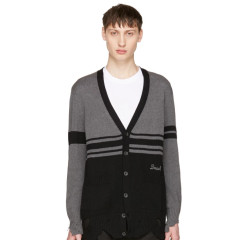 Diesel Black & Grey K-Obain Cardigan 男款时尚开衫