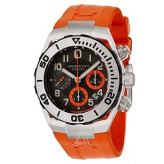 【3折】Hamilton 汉密尔顿 Khaki Navy Sub Auto Chrono 系列 H78716983 男士自动机械手表