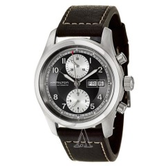 【3.7折】Hamilton 汉密尔顿 Khaki Field Chrono Auto 系列 H71566583 男士自动机械手表