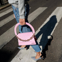 最后一只~Jacquemus Pink 'Le Sac Rond' Bag 粉色手袋