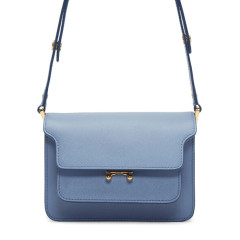 最后一只~Marni Blue Small Trunk Bag 小号蓝色风琴包