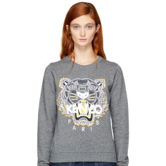 Kenzo Grey Tiger Sweatshirt 灰色虎头卫衣