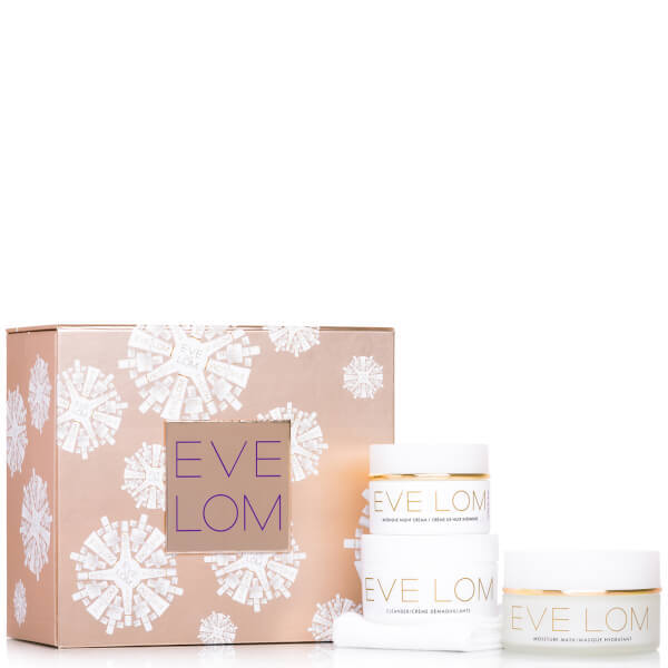 价值£210，Eve Lom限量套装（卸妆膏100ml+密集晚霜50ml+保湿冻膜100ml+卸妆巾）£98（£140 额外7折）赠化妆袋免费直邮到手￥864