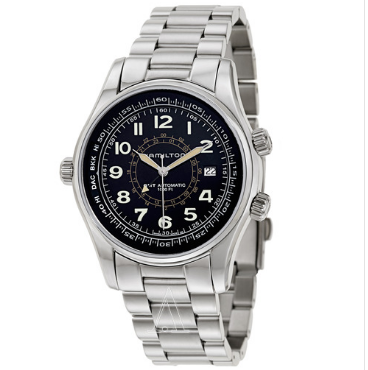 零头价！HAMILTON 汉米尔顿 卡其海军系列 H77505133 男款机械表 499美元约¥3303（京东全球购13000+） 买手党-买手聚集的地方