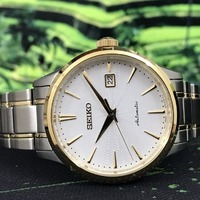 $115 (原价$395) SEIKO CORE 系列金银两色机械时装男表
