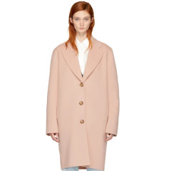 Acne Studios Pink Landi Doublé Coat 粉色简约款大衣