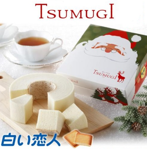 TSUMUGI 白色年轮蛋糕 1296日元，约75元，可直邮