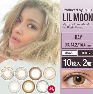 LILMOON 日抛 10片装x2盒 度数可选 3888日元，约226元