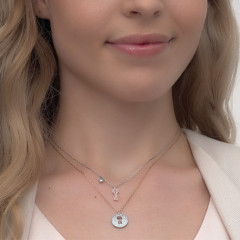 【情人节送礼佳品】5折！Swarovski 施华洛世奇 叠戴钥匙项链套装