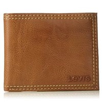 $9.58(原价$20.60) Levi's Extra Capacity 男士真皮钱包