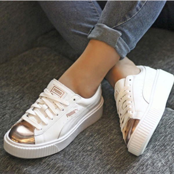 两色好价！PUMA Basket Platform女款休闲运动鞋 $42.99（到手约￥400）