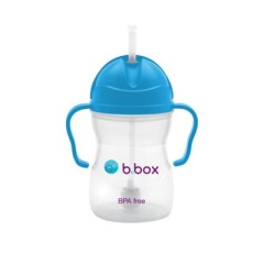 【立减15澳】B.box 婴幼儿重力球吸管杯 防漏 240ml 蓝色