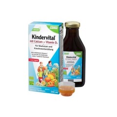 【立减5欧 免邮中国】Salus Kindervital 有机儿童维生素钙 维生素D3果蔬营养液 250ml
