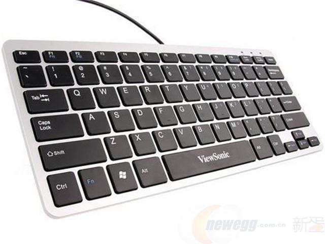 ￥59 ViewSonic优派KU855巧克力式键盘银黑,键盘,-新蛋中国新蛋网Newegg-新蛋中国