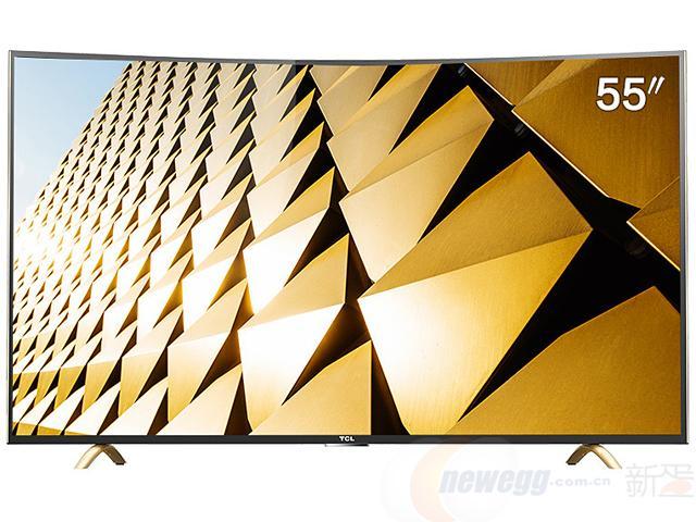 ￥3399 TCL D55A9C 55英寸4K曲面电视30核HDR智能液晶电视