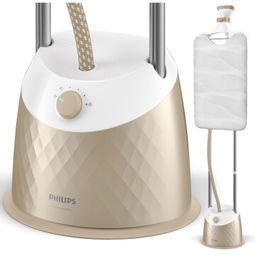 ￥549 飞利浦(PHILIPS)蒸汽挂烫机家用双杆带熨衣垫1600W五档调节GC523/68-1号店
