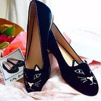 低至5折+额外8折 收小猫咪单品 Charlotte Olympia 美包美鞋热卖 秋冬最热丝绒元素