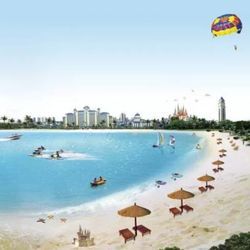 春节出发： 启东恒大海上威尼斯酒店1晚+2大1小自助早餐+碧海银沙大门票 906元起/间