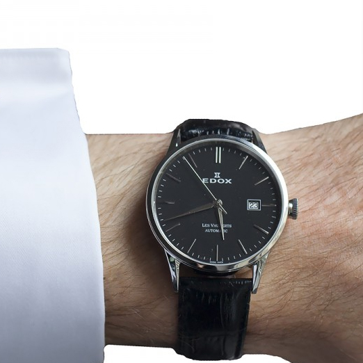 EDOX 依度 Les Vauberts系列 80081-3-NIN 自动机械男表 $228，新低价，免费直邮