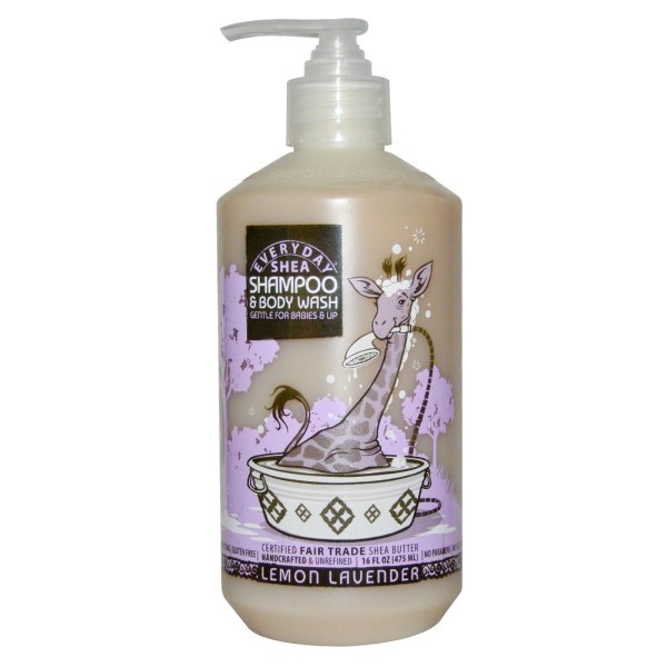 折合50.4元 EverydayShea 乳木果油婴儿洗发水和沐浴露 476ml