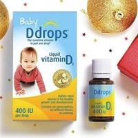 $13.56 Ddrops婴儿维生素D3滴剂 400IU 90滴