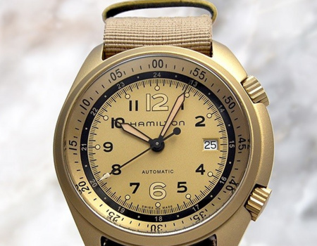 汉米尔顿（Hamilton） H80435895 卡其航空系列 自动机械男表 ￥2990