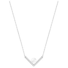 Swarovski 施华洛世奇 Edify V形嵌水晶珍珠项链
