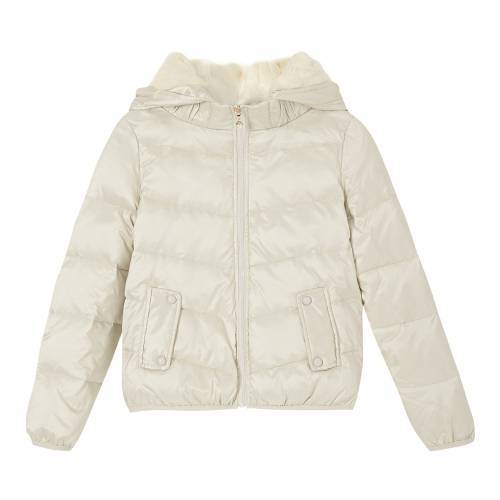 ￥99.9 女帽里铺毛短款羽绒服