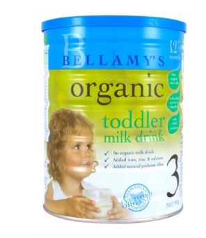 折合195.84元 Bellamy's贝拉米有机婴幼儿配方奶粉3段1岁以上900g
